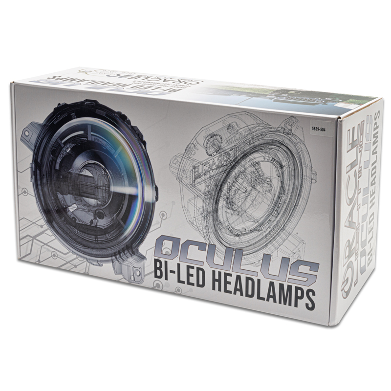 Oracle | Lighting Oculus Bi-LED Projector Headlights, 5500K - Gladiator / Wrangler (4xe) / Wrangler (JL) 2018-2024