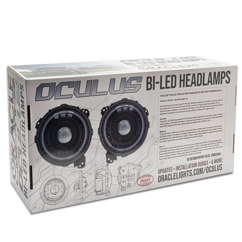 Oracle | Lighting Oculus Bi-LED Projector Headlights, 5500K - Gladiator / Wrangler (4xe) / Wrangler (JL) 2018-2024