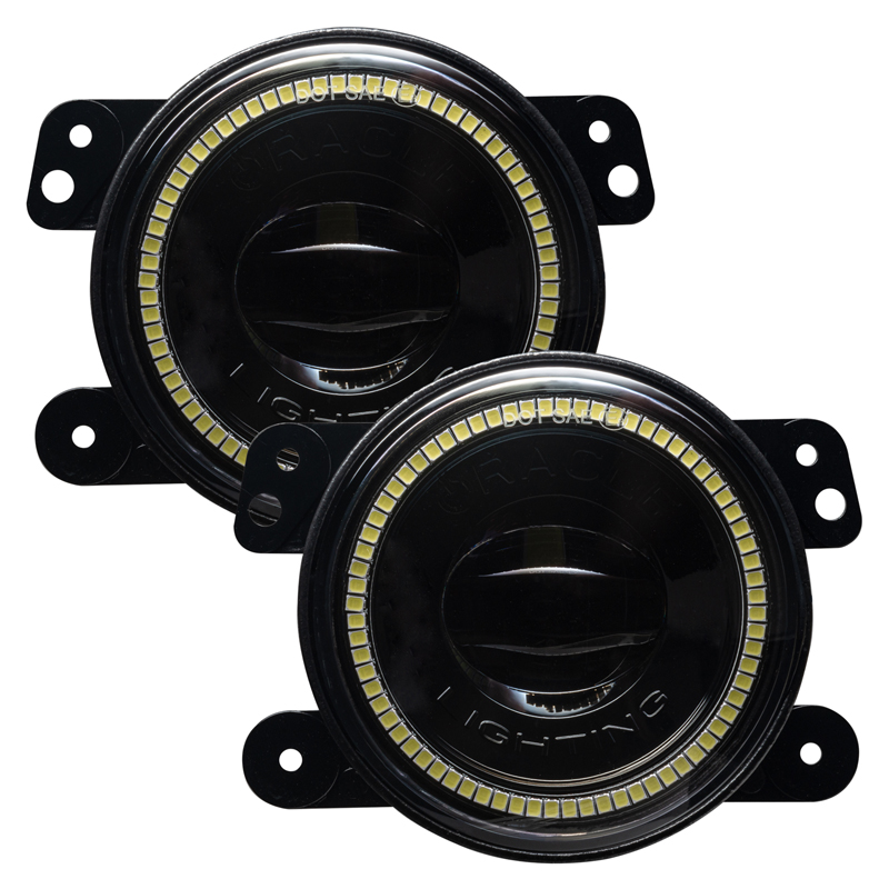 Oracle | High Performance Fog Lights, White - Gladiator / Wrangler (4xe) / Wrangler (JK) / Wrangler (JL) 2007-2024