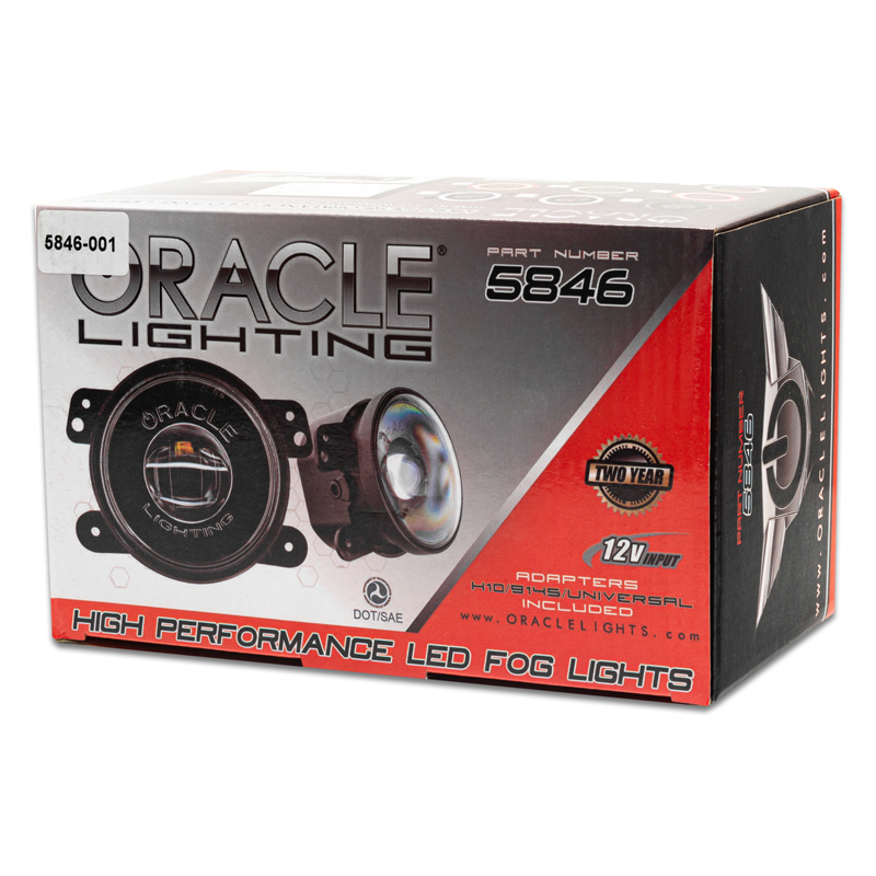 Oracle | High Performance Fog Lights, White - Gladiator / Wrangler (4xe) / Wrangler (JK) / Wrangler (JL) 2007-2024