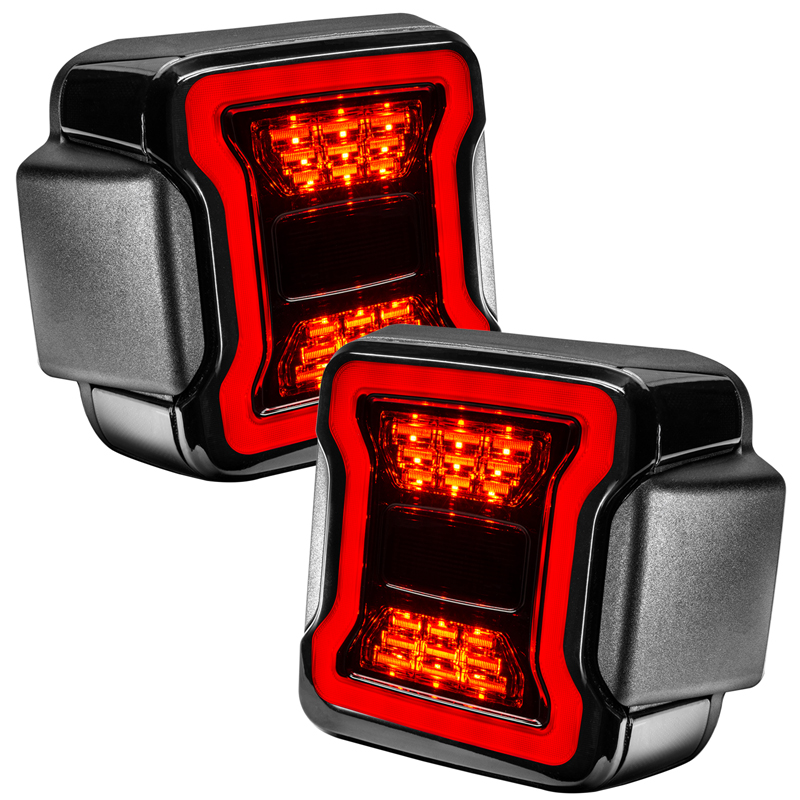 Oracle | Black Series LED Tail Lights - Gladiator / Wrangler (4xe) / Wrangler (JL) 2018-2024