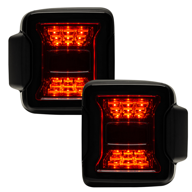 Oracle | Black Series LED Tail Lights - Gladiator / Wrangler (4xe) / Wrangler (JL) 2018-2024