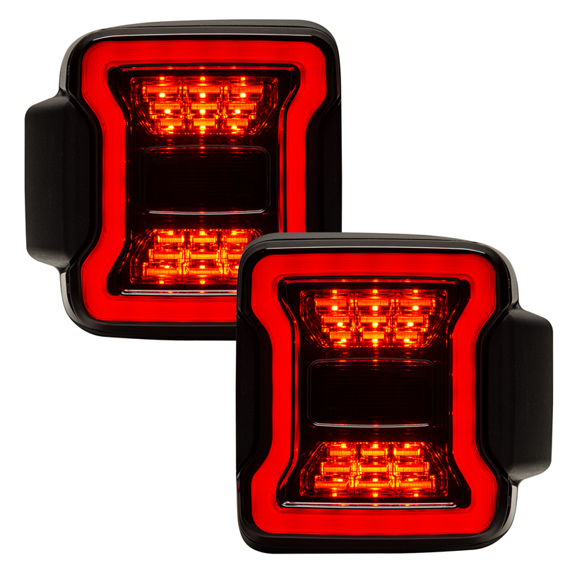 Oracle | Black Series LED Tail Lights - Gladiator / Wrangler (4xe) / Wrangler (JL) 2018-2024