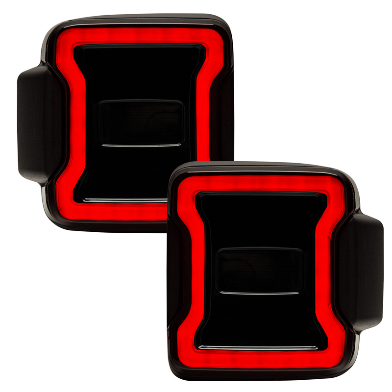 Oracle | Black Series LED Tail Lights - Gladiator / Wrangler (4xe) / Wrangler (JL) 2018-2024