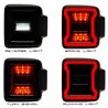 Oracle | Black Series LED Tail Lights - Gladiator / Wrangler (4xe) / Wrangler (JL) 2018-2024