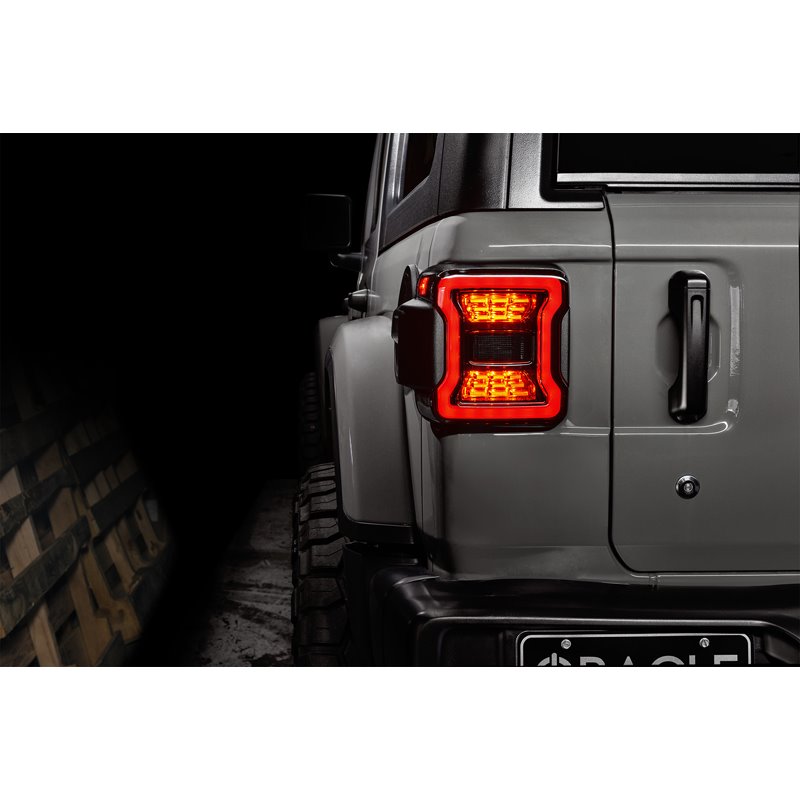 Oracle | Black Series LED Tail Lights - Gladiator / Wrangler (4xe) / Wrangler (JL) 2018-2024