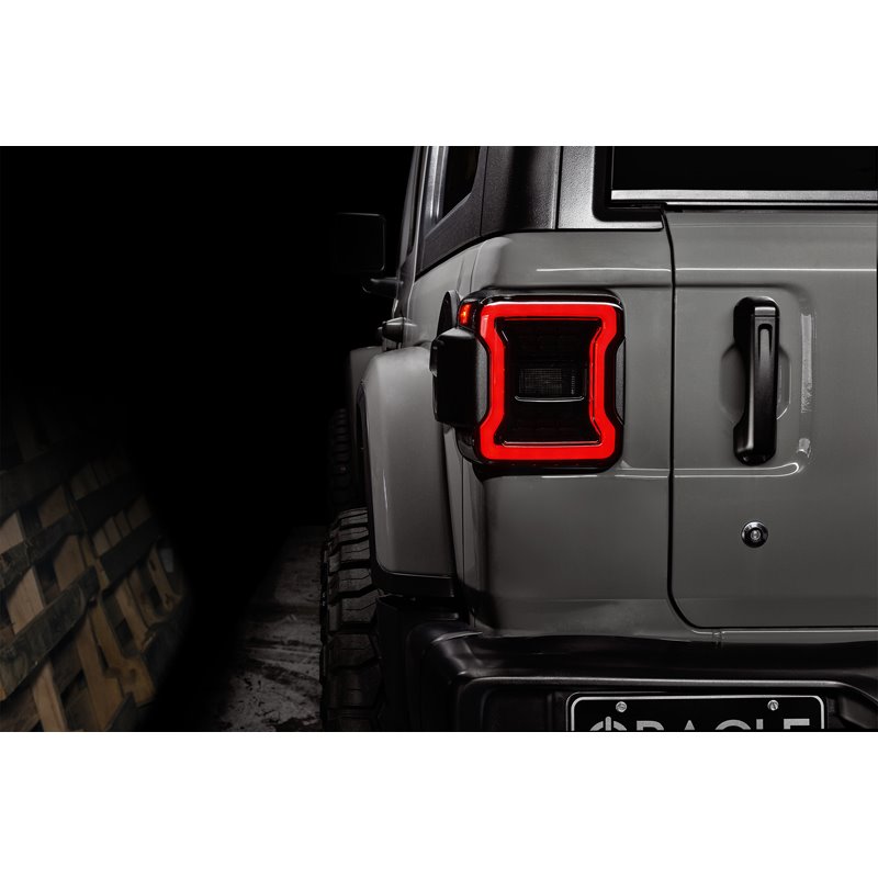 Oracle | Black Series LED Tail Lights - Gladiator / Wrangler (4xe) / Wrangler (JL) 2018-2024