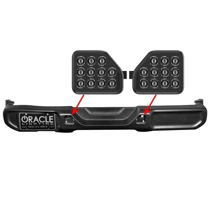 Oracle | Rear Bumper LED Reverse Lights - Wrangler (4xe) / Wrangler (JL) 2018-2024