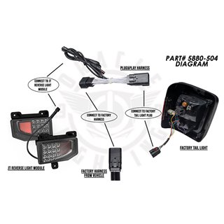 Oracle | Rear Bumper LED Reverse Lights for Jeep Gladiator JT w/PNP Harness - Gladiator 3.0L / 3.6L 2020-2024