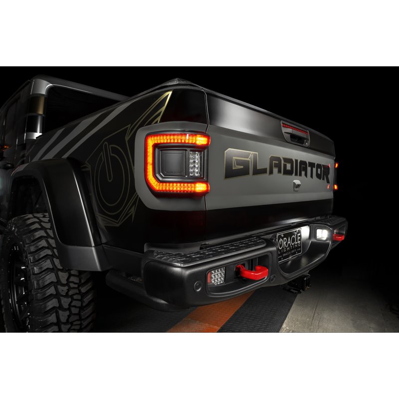 Oracle | ORACLE Lighting Flush Mount LED Tail Lights for Jeep Gladiator JT - Gladiator 3.0L / 3.6L 2020-2024