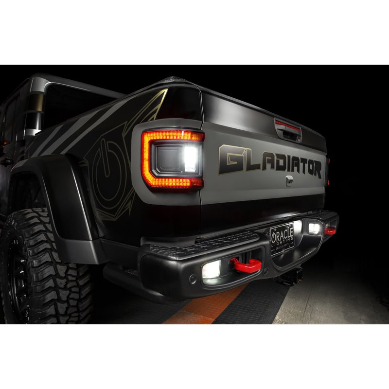 Oracle | ORACLE Lighting Flush Mount LED Tail Lights for Jeep Gladiator JT - Gladiator 3.0L / 3.6L 2020-2024