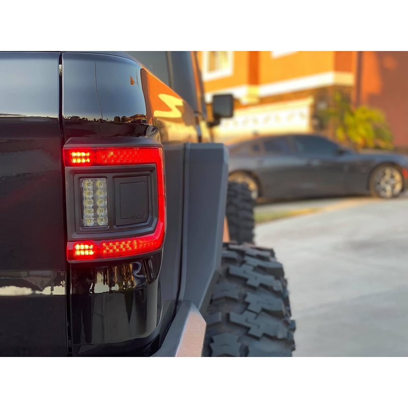 Oracle | ORACLE Lighting Flush Mount LED Tail Lights for Jeep Gladiator JT - Gladiator 3.0L / 3.6L 2020-2024