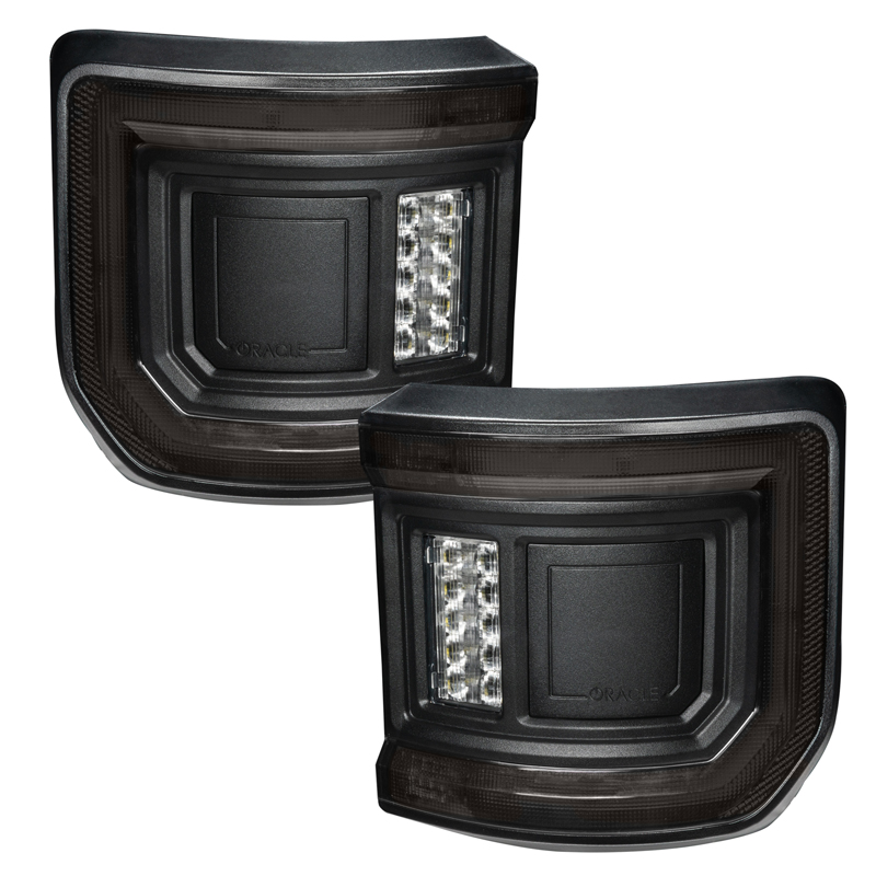 Oracle | ORACLE Lighting Black Series Flush Mount LED Tail Lights for Jeep Gladiator JT - Gladiator 3.0L / 3.6L 2020-2024