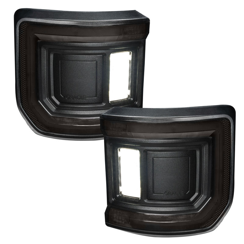 Oracle | ORACLE Lighting Black Series Flush Mount LED Tail Lights for Jeep Gladiator JT - Gladiator 3.0L / 3.6L 2020-2024