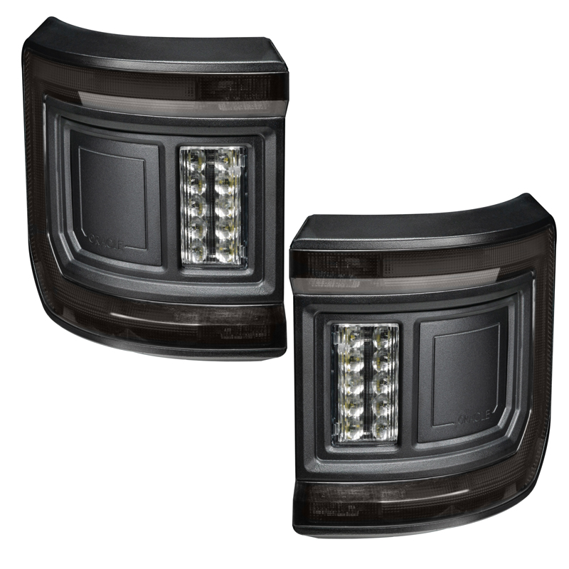 Oracle | ORACLE Lighting Black Series Flush Mount LED Tail Lights for Jeep Gladiator JT - Gladiator 3.0L / 3.6L 2020-2024