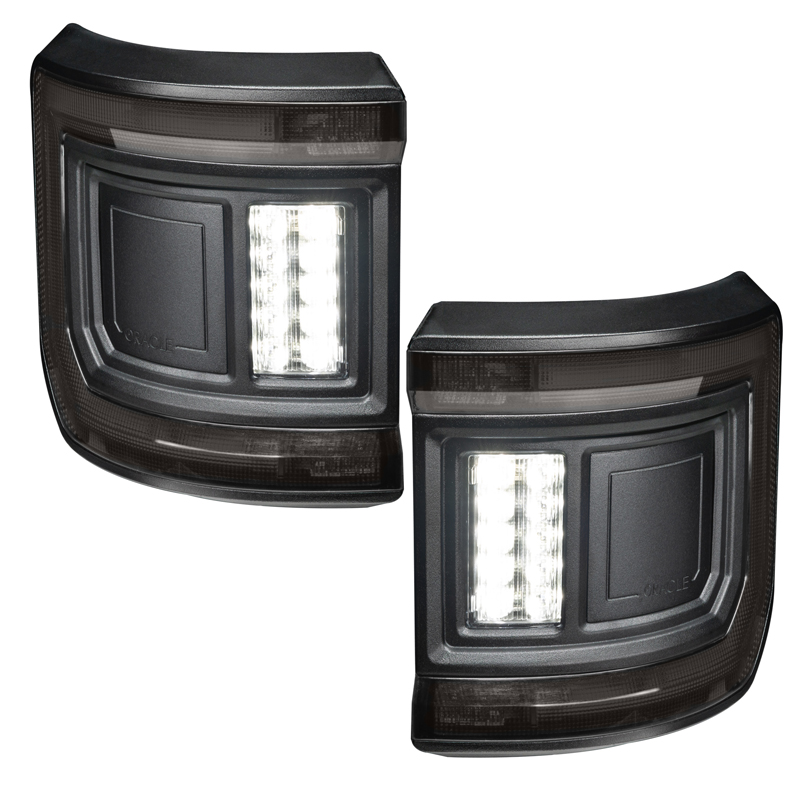 Oracle | ORACLE Lighting Black Series Flush Mount LED Tail Lights for Jeep Gladiator JT - Gladiator 3.0L / 3.6L 2020-2024