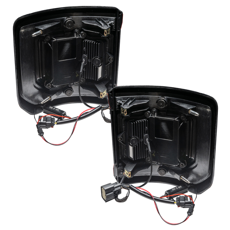 Oracle | ORACLE Lighting Black Series Flush Mount LED Tail Lights for Jeep Gladiator JT - Gladiator 3.0L / 3.6L 2020-2024