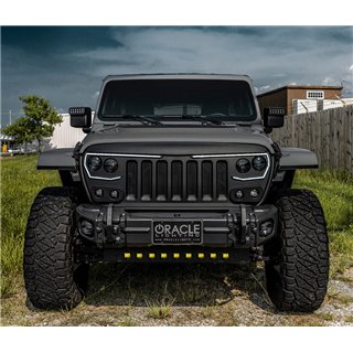 Oracle | Skid Plate w/ Integrated LED Emitters - Clear Lens - Gladiator / Wrangler (4xe) / Wrangler (JL) 2018-2024