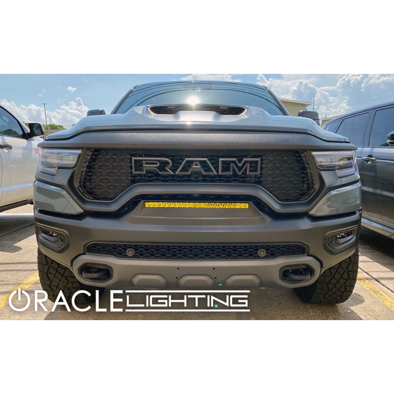 Oracle | 2019-2022 RAM Rebel/TRX Front Bumper Flush LED Light Bar System - Ram 1500 Rebel / TRX 2019-2024