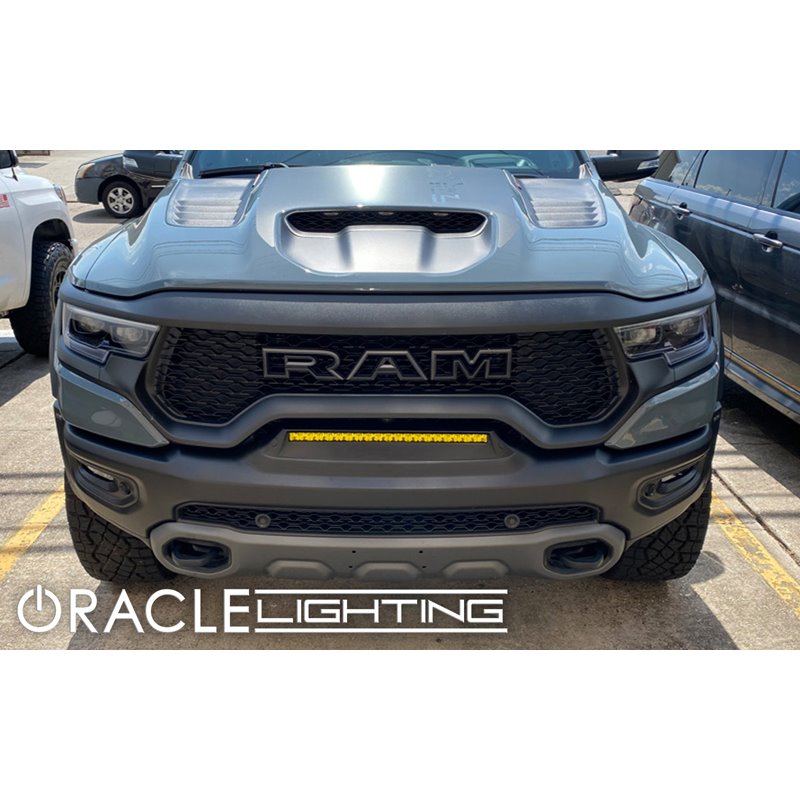 Oracle | 2019-2022 RAM Rebel/TRX Front Bumper Flush LED Light Bar System - Ram 1500 Rebel / TRX 2019-2024