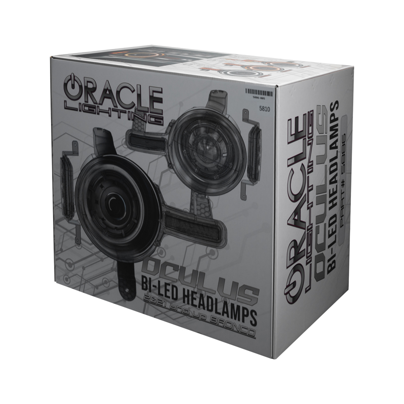 Oracle | ORACLE Lighting Oculus Bi-LED Projector Headlights for 2021+ Ford Bronco - Bronco 2.3T / 2.7T / 3.0T 2021-2024