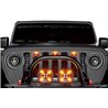 Oracle | Universal Pre-Runner Style LED Grill Light Kit (New Style) - Clear Lens - Gladiator / Wrangler (JL) 2018-2022