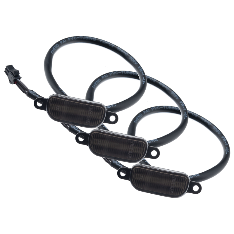 Oracle | Universal Pre-Runner Style LED Grill Light Kit (New Style) - Tinted Lens - Gladiator / Wrangler (4xe) / (JL) 2018-2022