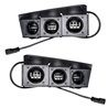 Oracle | ORACLE Lighting 2021-2022 Ford Bronco Triple LED Fog Light Kit for Steel Bumper - Bronco 2021-2024