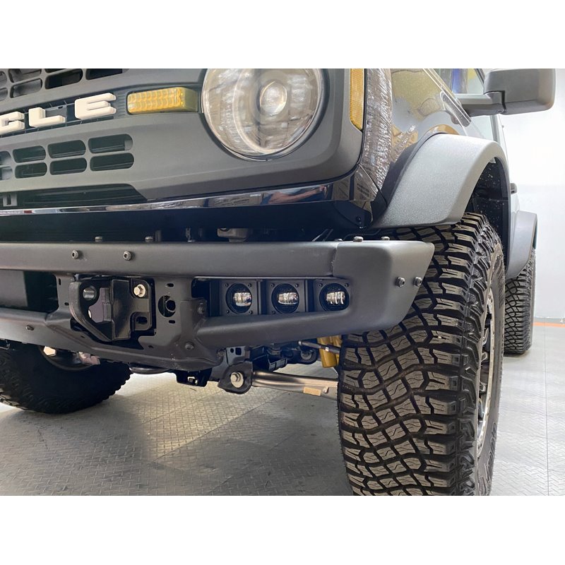 Oracle | ORACLE Lighting 2021-2022 Ford Bronco Triple LED Fog Light Kit for Steel Bumper - Bronco 2021-2024