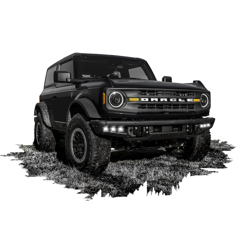 Oracle | ORACLE Lighting 2021-2022 Ford Bronco Triple LED Fog Light Kit for Steel Bumper - Bronco 2021-2024