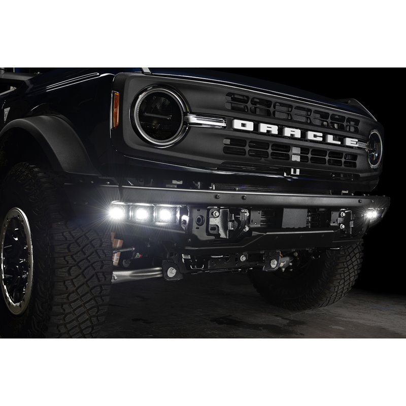 Oracle | ORACLE Lighting 2021-2022 Ford Bronco Triple LED Fog Light Kit for Steel Bumper - Bronco 2021-2024