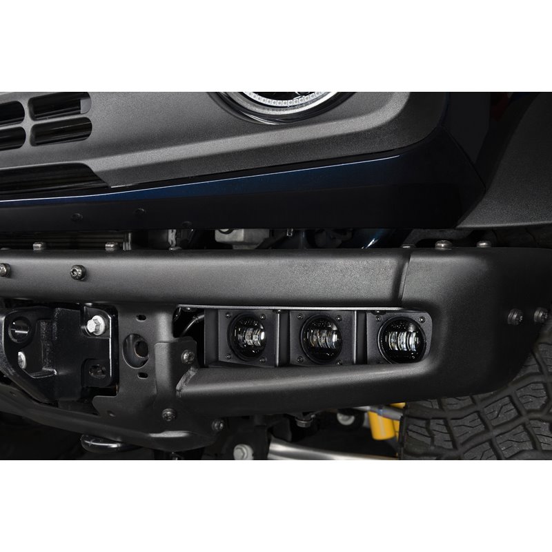 Oracle | ORACLE Lighting 2021-2022 Ford Bronco Triple LED Fog Light Kit for Steel Bumper - Bronco 2021-2024