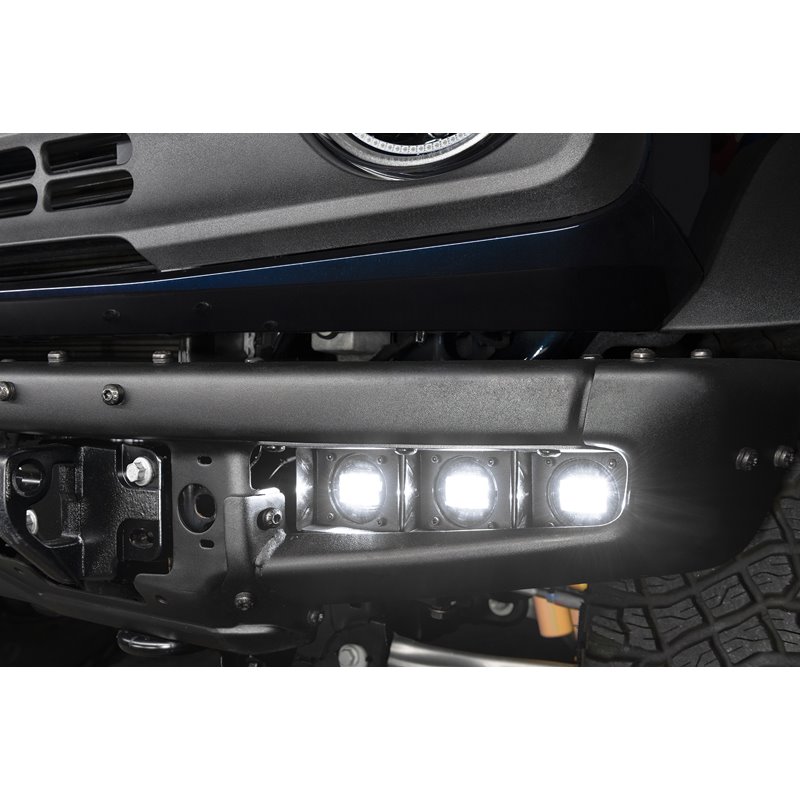 Oracle | ORACLE Lighting 2021-2022 Ford Bronco Triple LED Fog Light Kit for Steel Bumper - Bronco 2021-2024