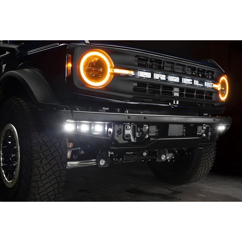 Oracle | ORACLE Lighting 2021-2022 Ford Bronco Triple LED Fog Light Kit for Steel Bumper - Bronco 2021-2024