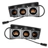 Oracle | ORACLE Lighting 2021-2022 Ford Bronco Triple LED Fog Light Kit for Steel Bumper - Bronco 2.3T / 2.7T / 3.0T 2021-2024