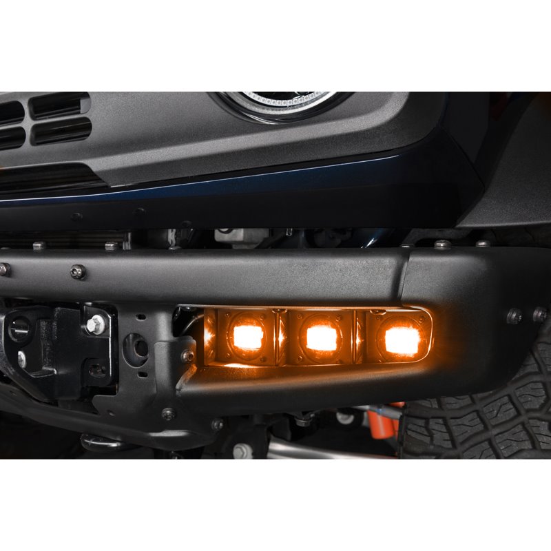 Oracle | ORACLE Lighting 2021-2022 Ford Bronco Triple LED Fog Light Kit for Steel Bumper - Bronco 2.3T / 2.7T / 3.0T 2021-2024