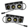Oracle | ORACLE Lighting 2021-2022 Ford Bronco Triple LED Fog Light Kit for Steel Bumper - Bronco 2021-2024