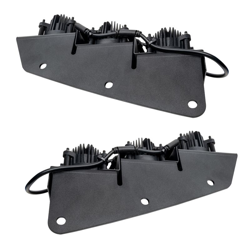 Oracle | ORACLE Lighting 2021-2022 Ford Bronco Triple LED Fog Light Kit for Steel Bumper - Bronco 2021-2024