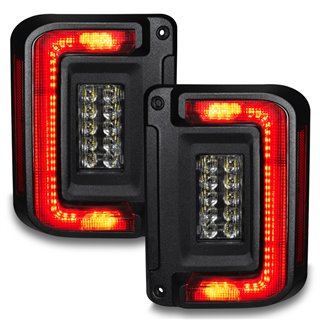 Oracle | ORACLE Lighting Flush Mount LED Tail Lights for Jeep Wrangler JK - Wrangler (JK) / Wrangler (JL) 2007-2018