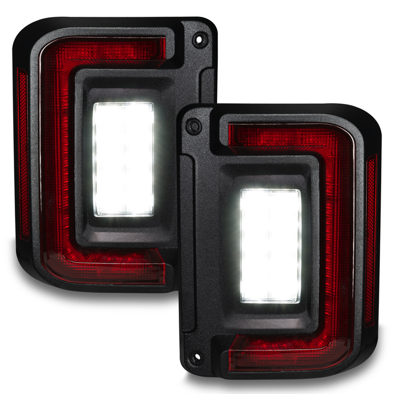 Oracle | ORACLE Lighting Flush Mount LED Tail Lights for Jeep Wrangler JK - Wrangler (JK) / Wrangler (JL) 2007-2018
