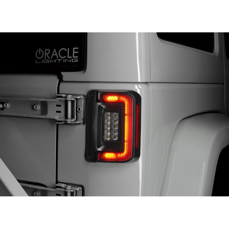 Oracle | ORACLE Lighting Flush Mount LED Tail Lights for Jeep Wrangler JK - Wrangler (JK) / Wrangler (JL) 2007-2018