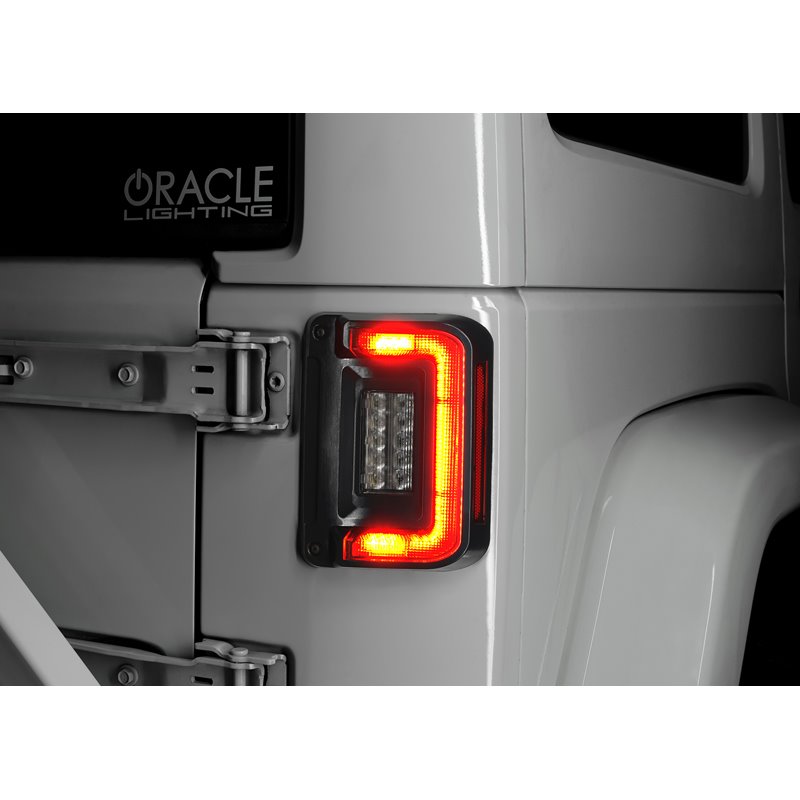 Oracle | ORACLE Lighting Flush Mount LED Tail Lights for Jeep Wrangler JK - Wrangler (JK) / Wrangler (JL) 2007-2018