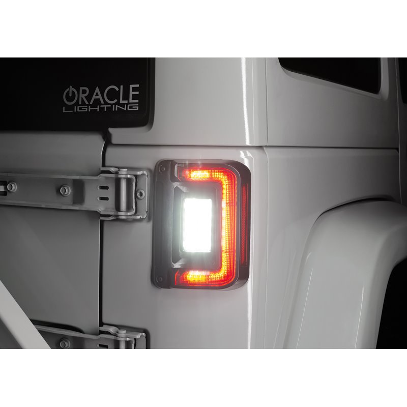 Oracle | ORACLE Lighting Flush Mount LED Tail Lights for Jeep Wrangler JK - Wrangler (JK) / Wrangler (JL) 2007-2018