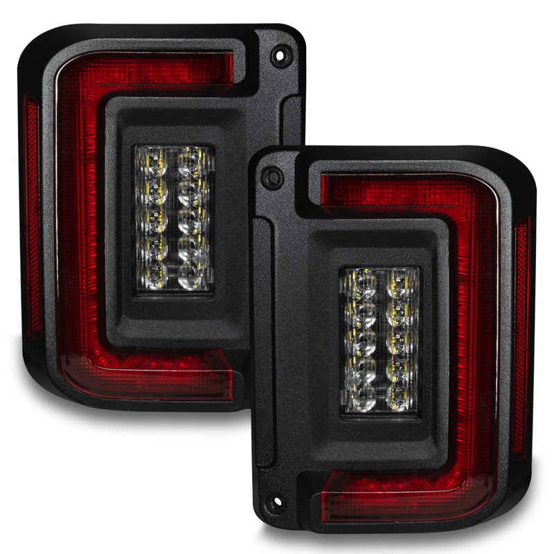 Oracle | ORACLE Lighting Flush Mount LED Tail Lights for Jeep Wrangler JK - Wrangler (JK) / Wrangler (JL) 2007-2018
