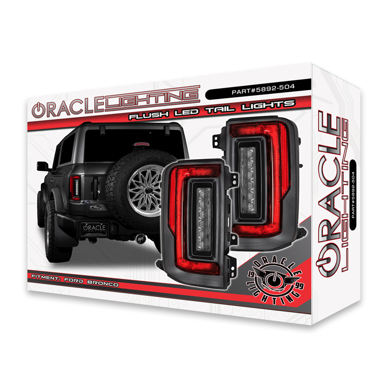 Oracle | ORACLE Lighting Flush Style LED Tail Lights for 2021-2022 Ford Bronco - Bronco 2021-2024