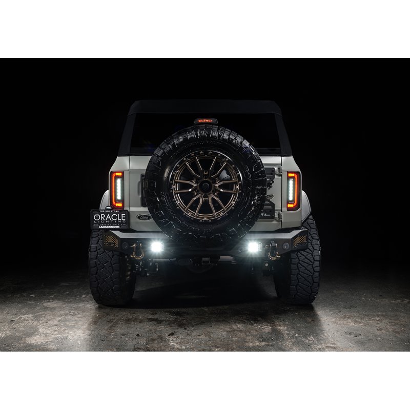 Oracle | ORACLE Black Series Flush Style LED Tail Lights for 2021-2023 Ford Bronco - Bronco 2021-2024