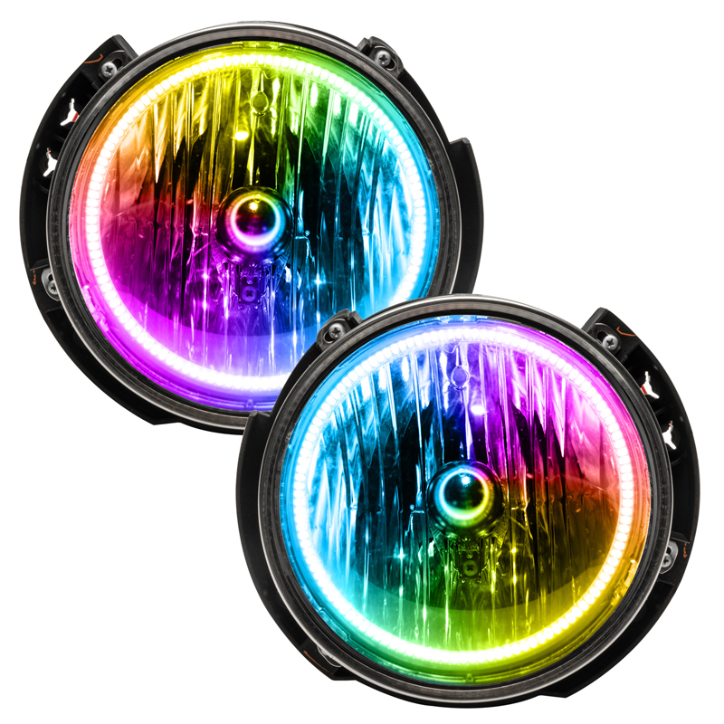 Oracle | Dynamic ColorSHIFT SMD Pre-Assembled Headlights - Wrangler (JK) 3.6L / 3.8L 2007-2016