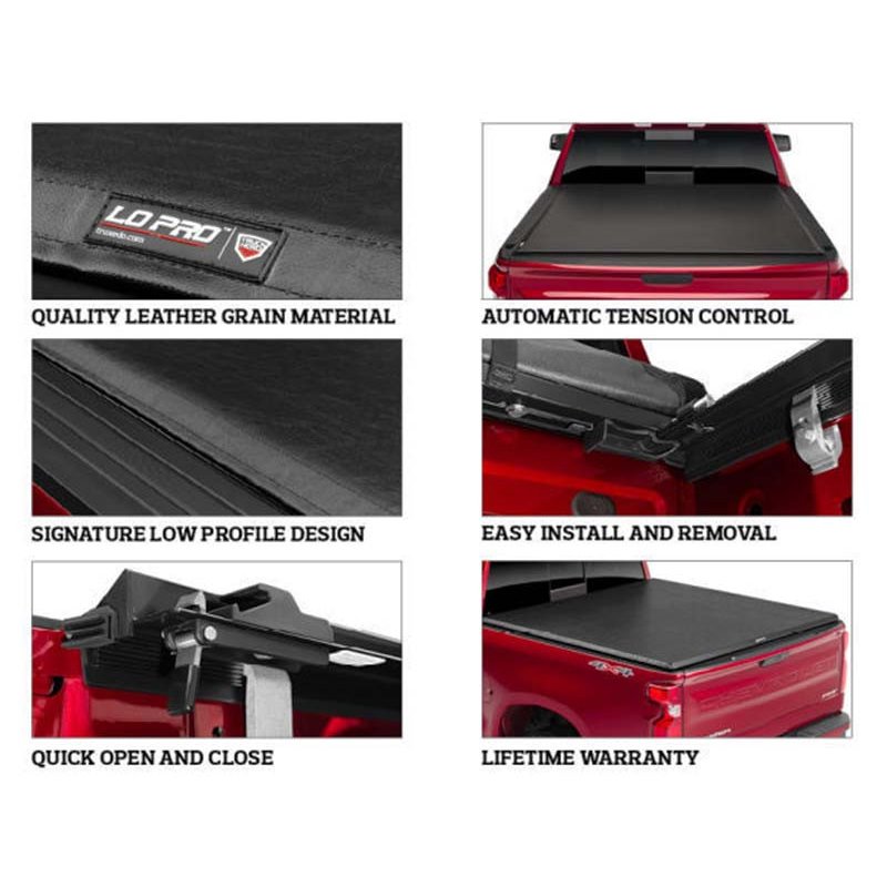 TruXedo | Lo Pro Tonneau Cover - Ridgeline 3.5L 2017-2024
