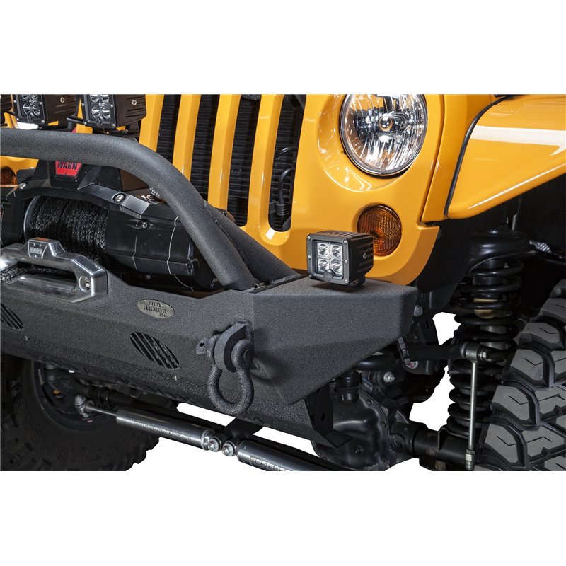Body Armor | HiLine Front Winch Bumper - Wrangler (JK) / Wrangler (JL) 3.6L / 3.8L 2007-2018