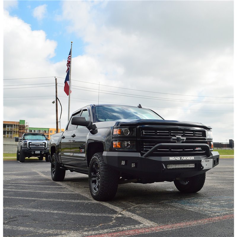Road Armor | Stealth Non-Winch Front Bumper - Silverado 1500 4.3L / 5.3L / 6.2L 2016-2018